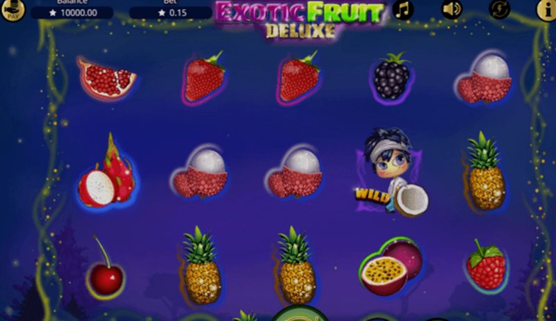 Играть Exotic Fruit от Booming в казино 1Win