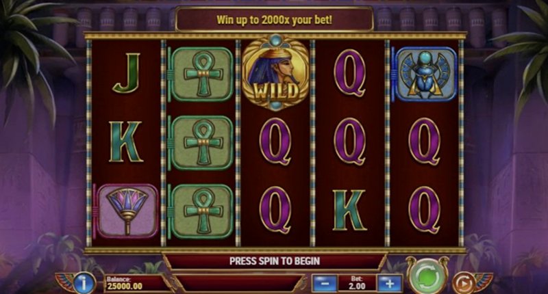 Играть Eye of Atum от Playn Go в казино 1Win