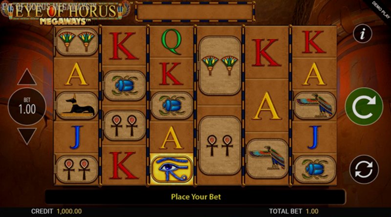 Играть Eye of Horus от Edict в казино 1Win