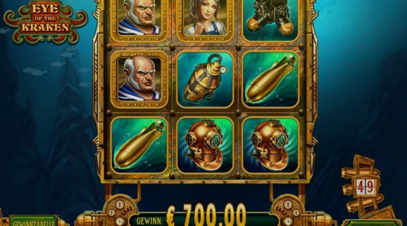 Играть Eye of the Kraken от Playn Go в казино 1Win