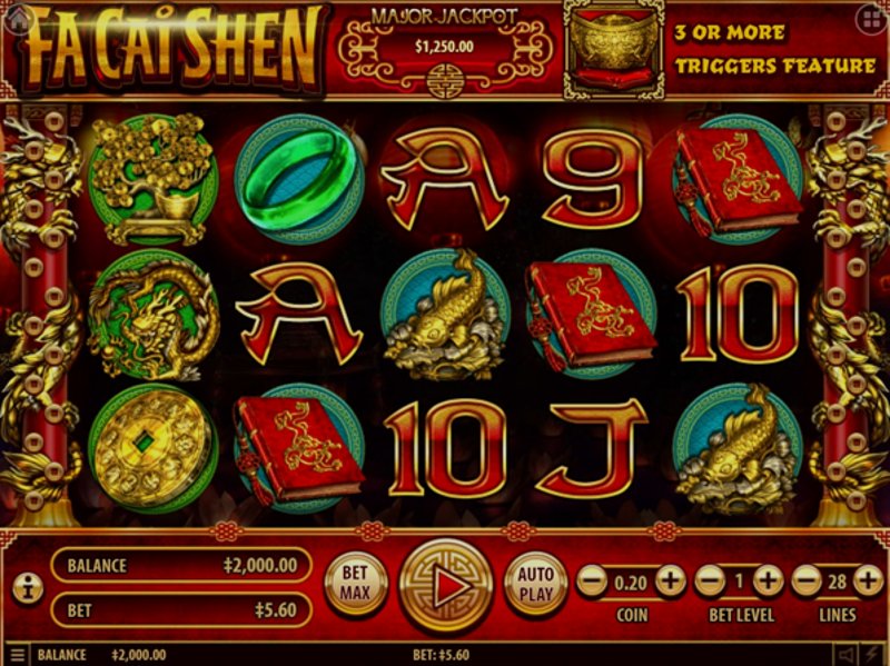 Играть Fa Cai Shen от Cq9 в казино 1Win