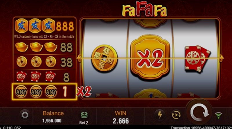 Играть Fa Fa Fa от Tadagaming в казино 1Win