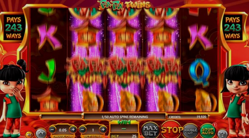 Играть Fa-Fa Twins от Betsoft в казино 1Win