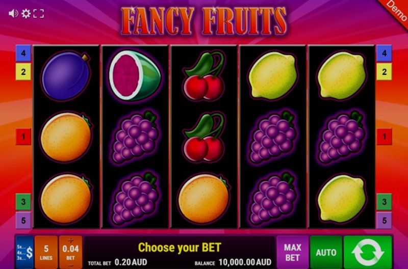 Играть Fancy Fruits от Gamomat в казино 1Win