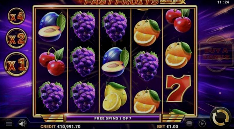 Играть Fast Fruits DoubleMax от Yggdrasil в казино 1Win
