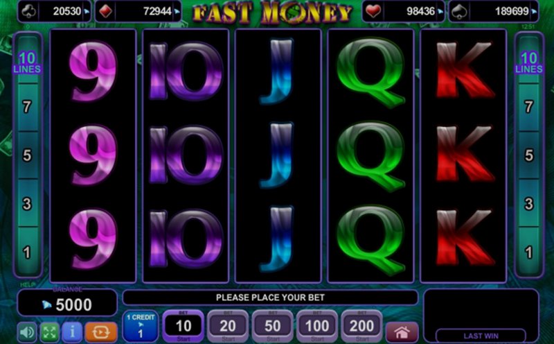 Играть Fast Money от Amusnet Interactive в казино 1Win
