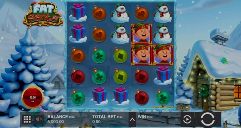Играть Fat Santa от Push Gaming в казино 1Win