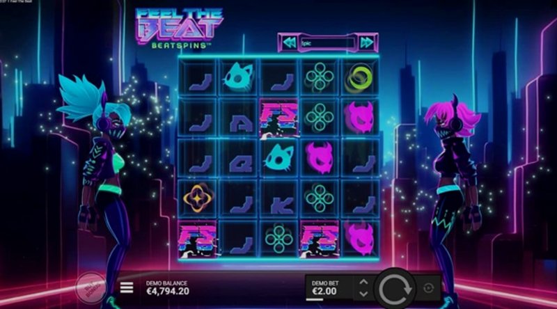 Играть Feel The Beat от Hacksaw в казино 1Win