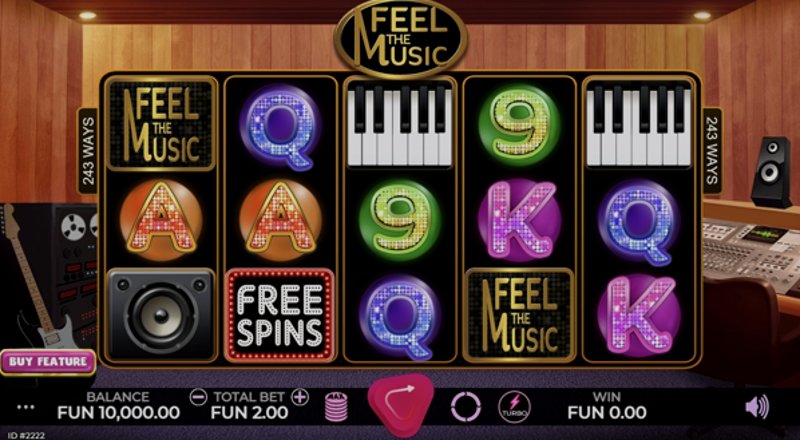 Играть Feel The Music от Caleta в казино 1Win