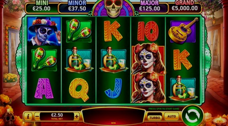 Играть Feliz Dia De los Muertos от Rubyplay в казино 1Win