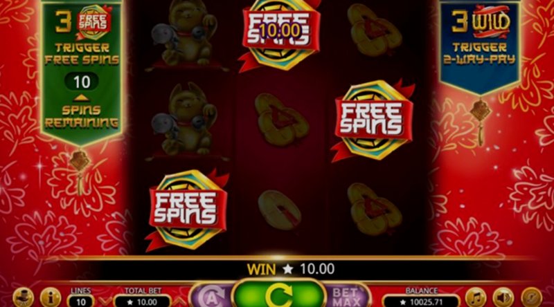 Играть Feng Shui Kitties от Booming в казино 1Win