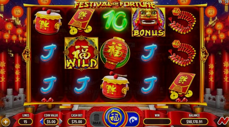 Играть Festival Of Fortune от Netgaming в казино 1Win