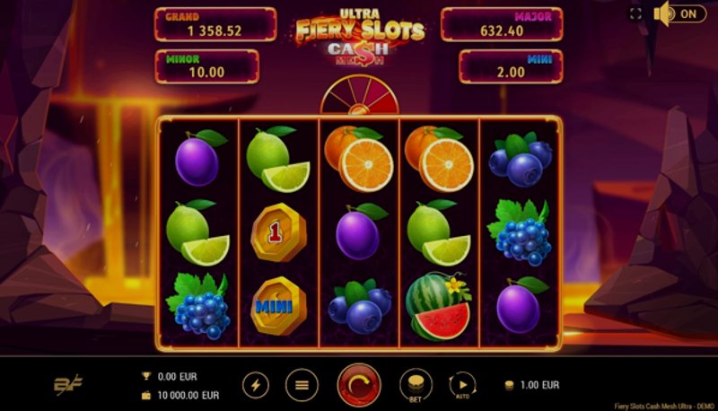 Играть Fiery Slots от Bf Games в казино 1Win