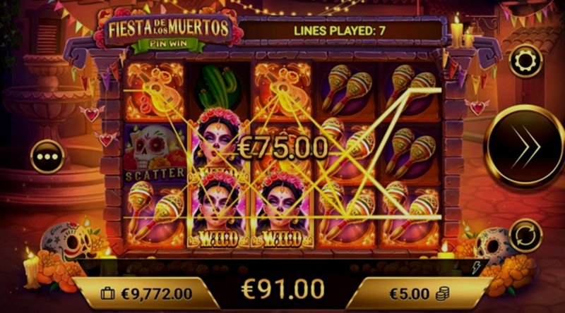 Играть Fiesta De los Muertos от Amigogaming в казино 1Win