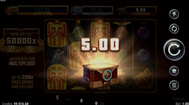 Играть Fire Forge от Microgaming в казино 1Win