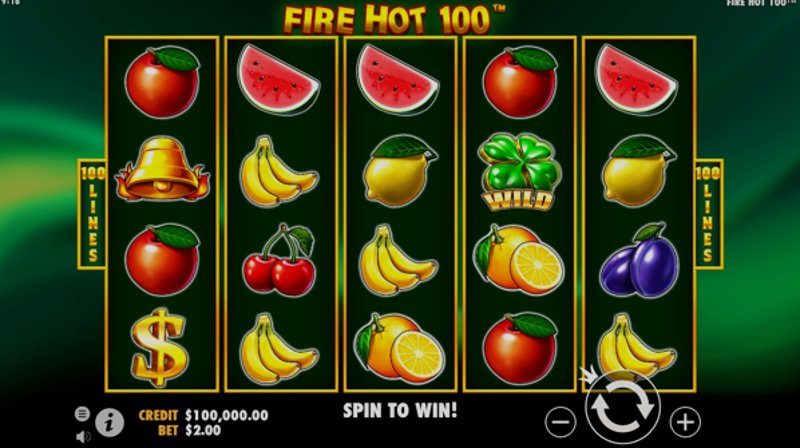 Играть Fire Hot 100 от Pragmatic в казино 1Win