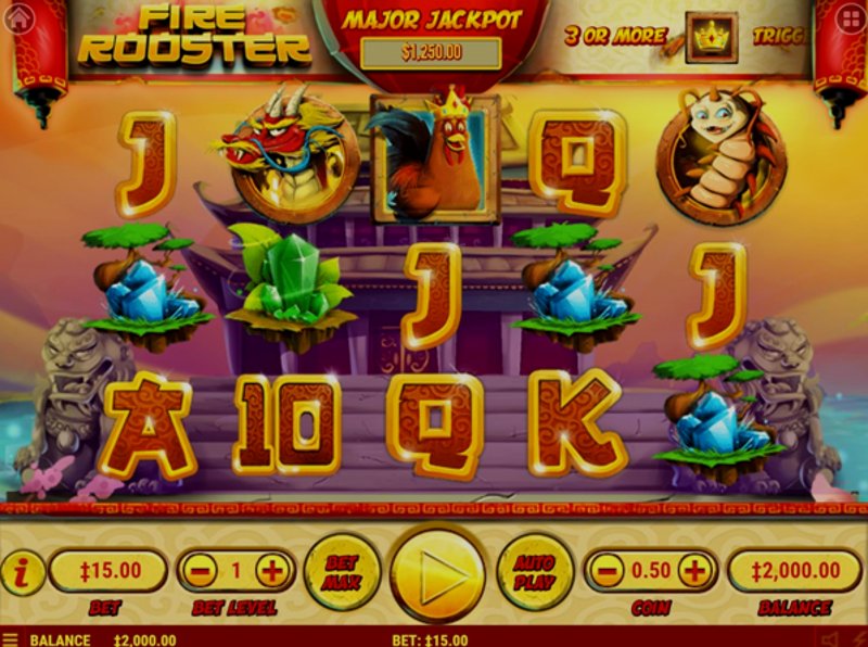 Играть Fire Rooster от Habanero в казино 1Win