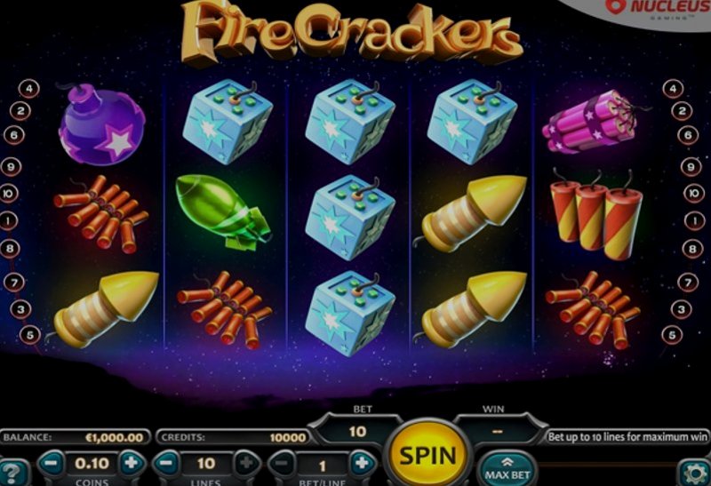 Играть Firecrackers от Nucleus Gaming в казино 1Win