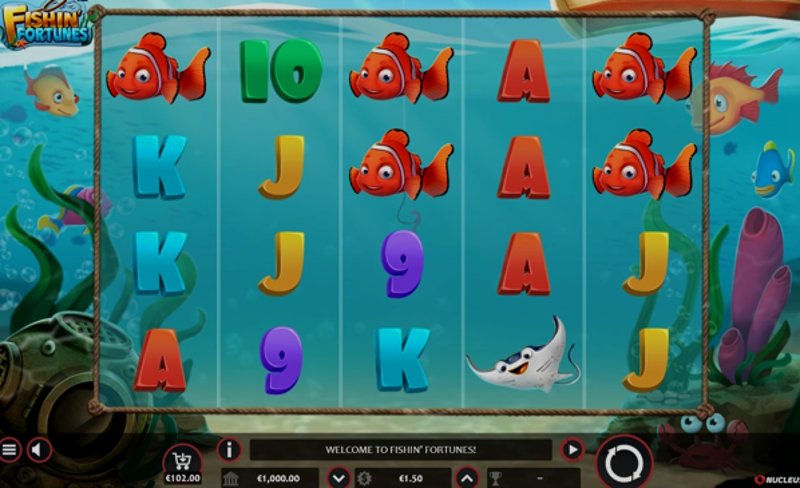 Играть FISHIN FORTUNES от Nucleus Gaming в казино 1Win