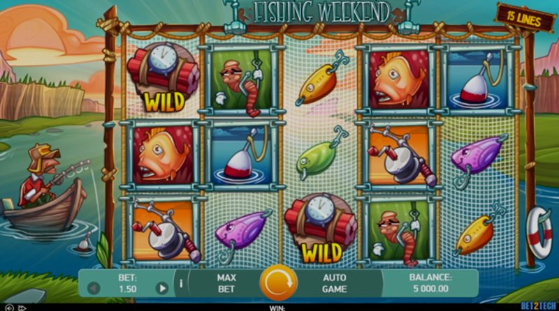 Играть Fishing Weekend от Bet2tech в казино 1Win