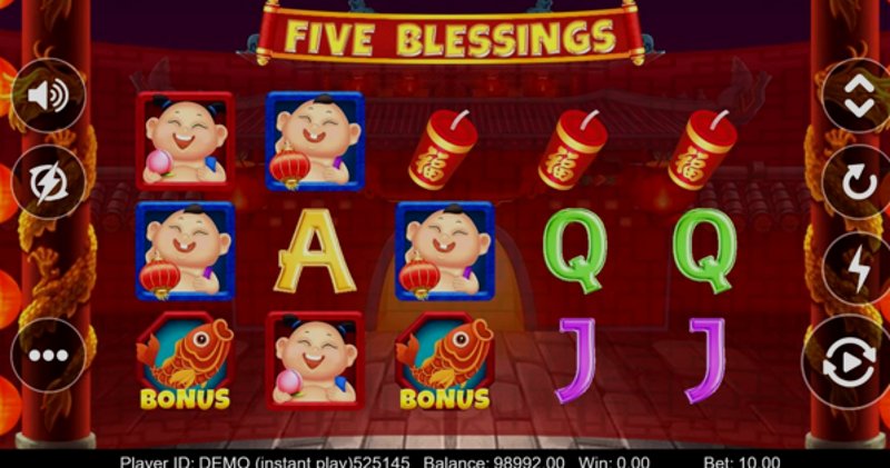 Играть Five Blessings от Tpg в казино 1Win