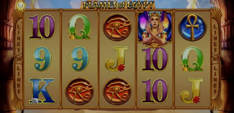 Играть Flames Of Egypt от Edict в казино 1Win
