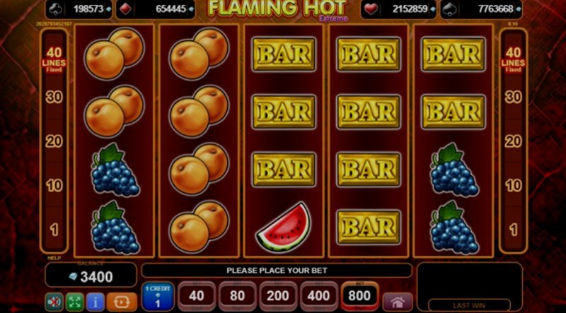 Играть Flaming Hot Extreme от Amusnet Interactive в казино 1Win