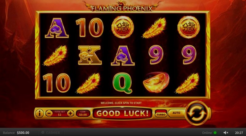 Играть Flaming Phoenix от Skywind в казино 1Win