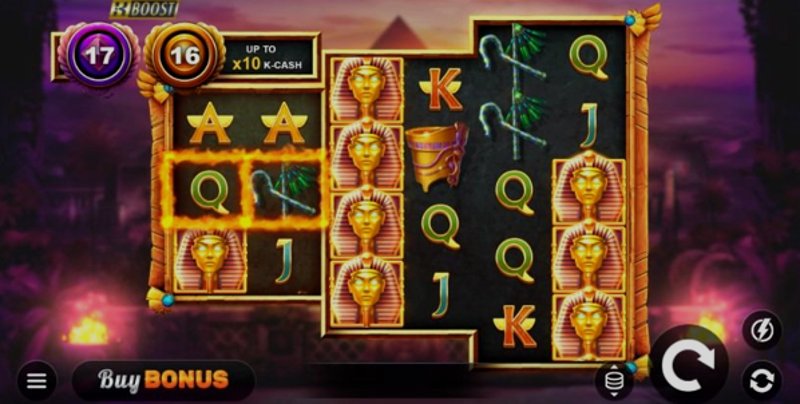 Играть Flaming Scarabs от Kalamba в казино 1Win
