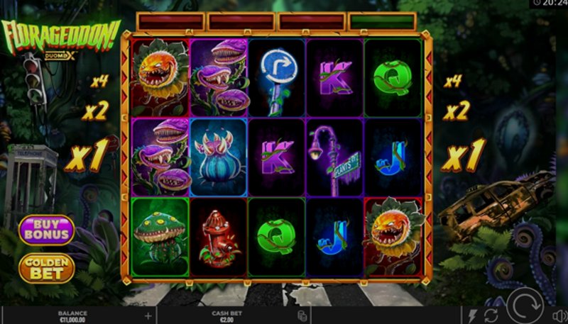Играть Florageddon от Yggdrasil в казино 1Win