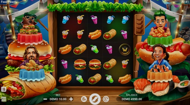 Играть Food Feast от Evoplay в казино 1Win