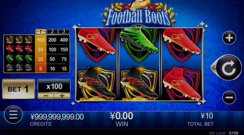 Играть Football Boots от Cq9 в казино 1Win
