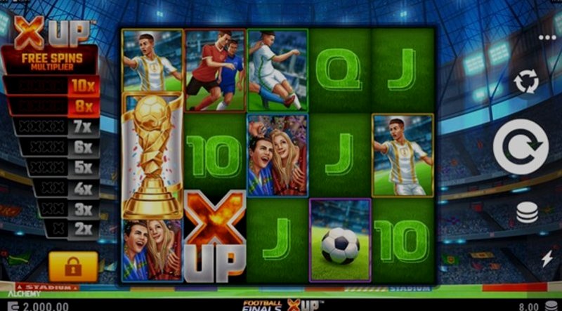 Играть Football Finals X UP от Microgaming в казино 1Win
