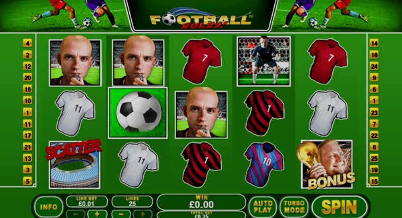 Играть Football Rules от Playtech в казино 1Win
