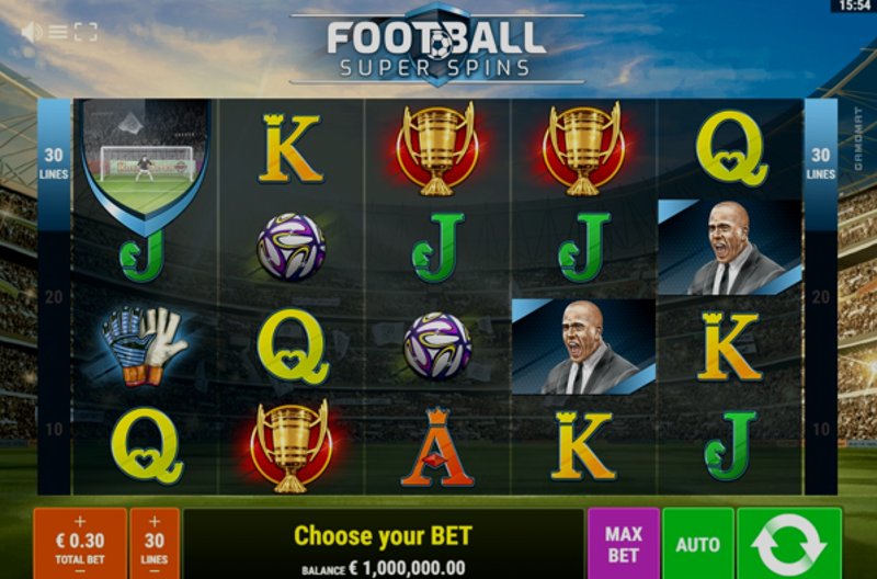 Играть Football Super Spins от Gamomat в казино 1Win