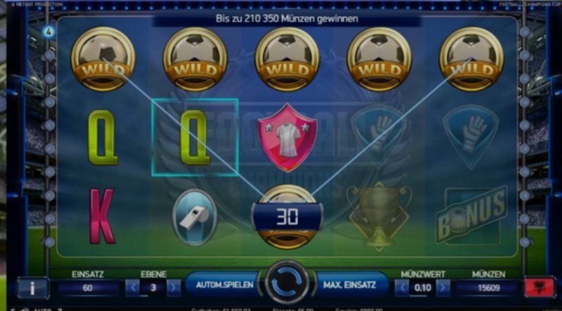 Играть Football: Champions Cup от Champion в казино 1Win