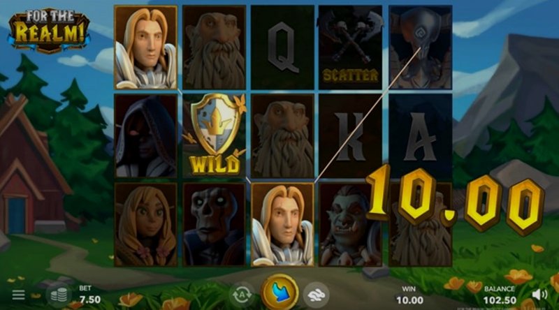 Играть For the Realm от Mascot Gaming в казино 1Win