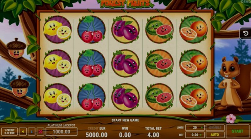Играть Forest Fruits от Fazi в казино 1Win