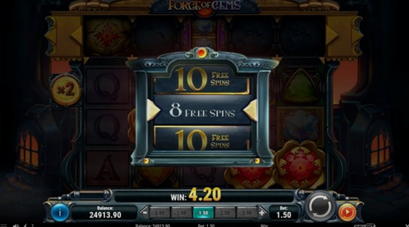 Играть Forge of Gems от Playn Go в казино 1Win