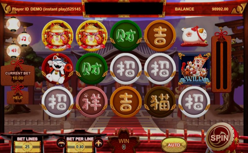 Играть Fortune Cat от Simpleplay в казино 1Win
