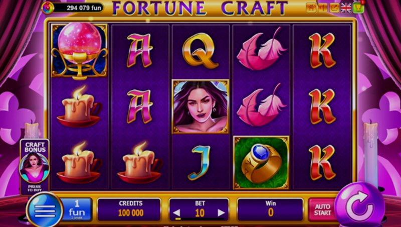 Играть Fortune Craft от Belatra в казино 1Win