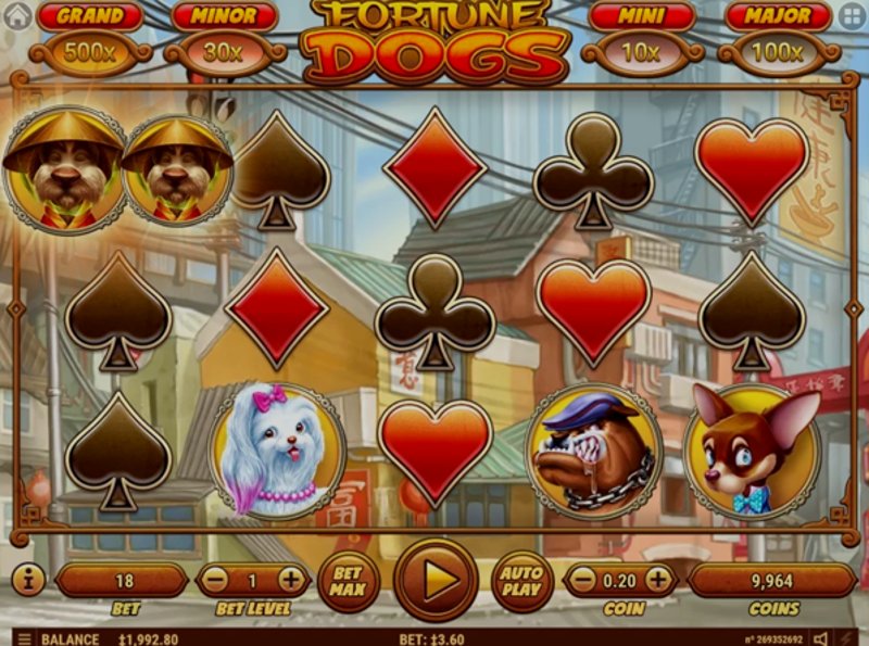 Играть Fortune Dogs от Habanero в казино 1Win