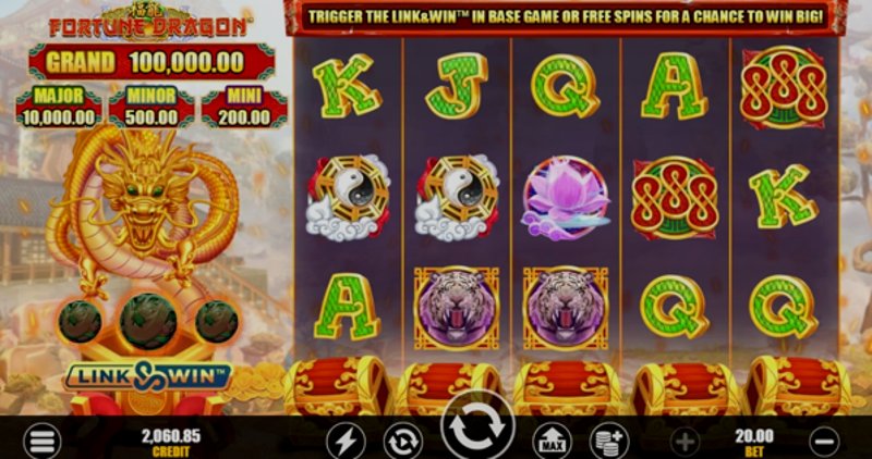 Играть Fortune Dragon от Cq9 в казино 1Win