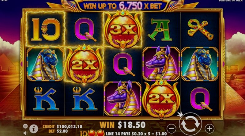 Играть Fortune of Giza от Pragmatic в казино 1Win