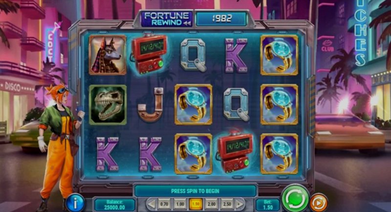 Играть Fortune Rewind от Playn Go в казино 1Win