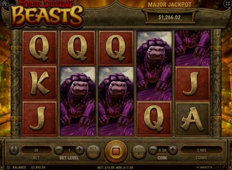 Играть Four Divine Beasts от Habanero в казино 1Win