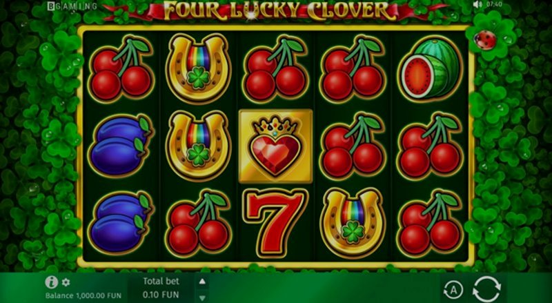 Играть Four Lucky Clover от Bgaming в казино 1Win