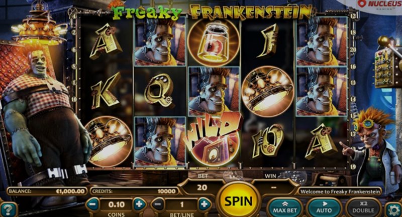 Играть Freaky Frankenstein от Nucleus Gaming в казино 1Win