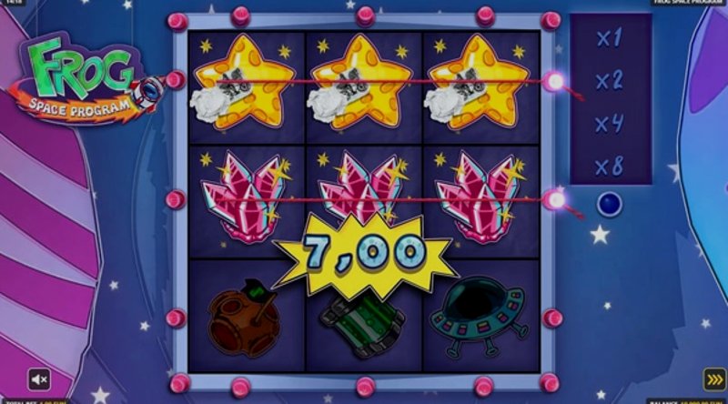 Играть Frog Space Program от Gamebeat в казино 1Win