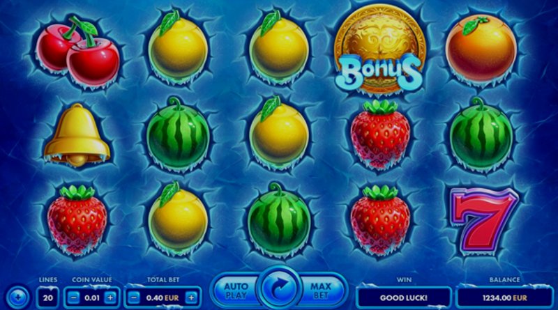 Играть Frosty Fruits от Netgame в казино 1Win